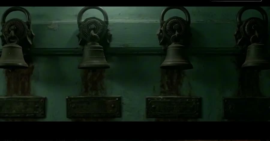 Candlelit ritual detail from a horror set